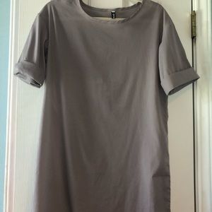Grey T shirt dress
